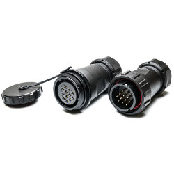 Złącze wielostykowe przemysłowe 12-pinowe Montaż na kablu Wtyczka, gniazdo RS PRO