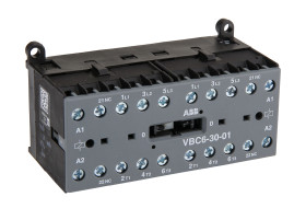 Stycznik 24 V ABB styki: 3 4 kW 20 A 3NO GJL1213901R0011 VBC6-30-01 24V-DC