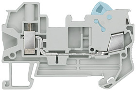 Zacisk do montażu na szynie DIN Siemens poziomy: 1 14AWGWtykowe, śruba 8WH 800 V