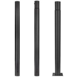 Słup oświetleniowy, maszt do kamer fi: 76mm 3m podstawa 200x200x8mm czarny