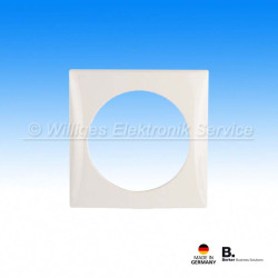 Berker Abdeckrahmen 1fach, weiß glänzend