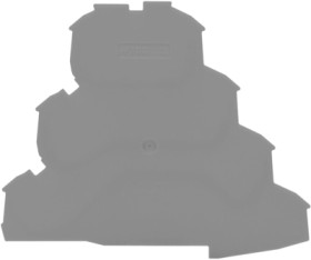 End/Intermediate plate for terminal block, 2002-4191