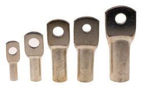 Końcówka oczkowa rurowa rozmiar przewodu 16mm² Ø 10.5mm nieizolowany średnica wew 5.5mm Brązowy RS PRO