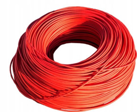 Kabel solarny przewód fotowoltaiczny 1x6mm czerwony LUNO SOLAR 1000V DC do paneli solarnych