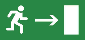 Legrand 660866 Piktogram Montaż ścienny podtynkowy strzałka