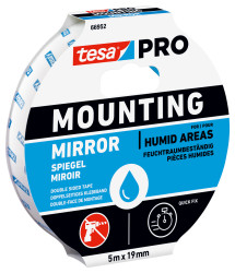 Taśma dwustronna szerokość: 19mm Tesa grubość: 0.001mm Taśma podwójnie powlekana Biały Pianka PE