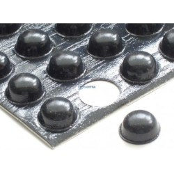 nóżka do obudowy gumowa samoprzylepna h: 2,5mm