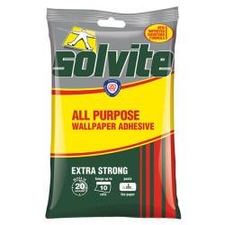 Solvite 1591161 All Purpose Wallpaper Paste Sachet 10 Roll