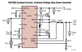 High Power, Constant Current, Constant Voltage, Step-Down Controller