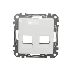 Płytka centralna RDM kat. 5e/6 UTP, biała, Sedna Design i Elements SDD111442C