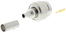 Złącze koncentryczne Montaż na kablu Męski 50Ω typ złącza Złącze TNC 0 to 11GHz Połączenie zagniatane typ kabla