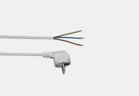 Przył. mont. białe z uziem. 1mm 3,0m PZ1-03-1