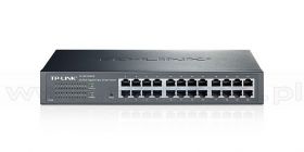 TP-Link TL-SG1024DE, Switch gigabitowy, inteligentny, 24x 1Gb RJ-45, 11,6" 19"