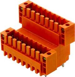 Weidmüller 1891090000 Listwa kołkowa, męska, do wbudowania, standardowa SLD 3.50 V/18/180F 3.2 SN OR BX, wire-to-board,