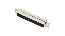 Styk złącza D-Sub Encitech Connectors 2101 Męski Lutowie, Złoto na niklu