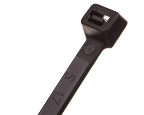 Opaska kablowa czarna OPK 7,6-400-C /100szt./