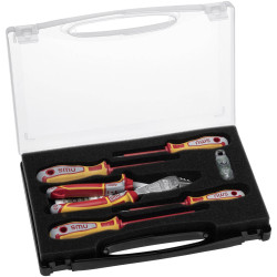 NWS 835-2 Softgrip Screwdriver Set; Ergonomic; Integrated Bit Extension