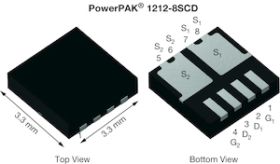 SiSF20DN Common - Drain Dual N-Channel 60 V (S1-S2) MOSFET