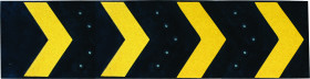 Sign for parking ramp-black/yellow
