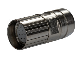 Złącze wielostykowe przemysłowe 12-pinowe M23 Montaż na kablu Gniazdo Phoenix Contact
