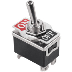 Przełącznik dźwigniowy dwupozycyjny dwukanałowy (DPST 4P)