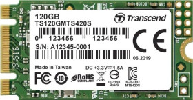 Dysk SSD MTS Dzięki montowanemu S, 120 GB, SATA III, wewnętrzny, Transcend TLC 0 → +70°C