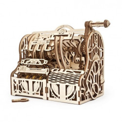 Kasa fiskalna - model mechaniczny do składania - fornir - 405 elementów - Ugearsmodels 70136