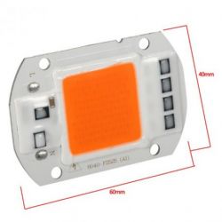 Dioda LED COB 50W 230V full spectrum + pasta