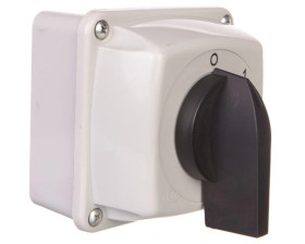 Łącznik krzywkowy 0-1-2-3 3P 16A w obudowie IP44 Łuk E16-63 951662