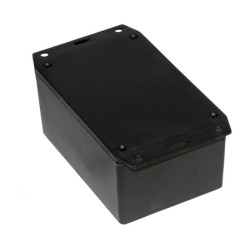 1591XXTFLBK Hammond Multipurpose Black FRABS Enclosure Flanged Lid 123 x 83 x 59mm