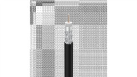 Kabel Koncentryczny Televes T-100 Pe Fca Klasa A - 1M Czarny