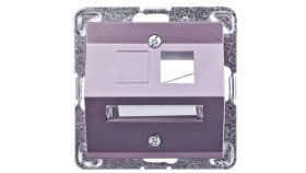 Impresja Obudowa Gniazda Komputerowego Pojedynczego Skośna Tytan Gpk-1Ys/P/23