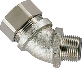 Złącze śrubowe do węża HellermannTyton LTS50-45FMC-M50-NPB/PA6-ML 166-32505, 45°, 1 szt.