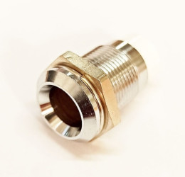 Oprawka metalowa chromowana wklęsła diody LED 8mm