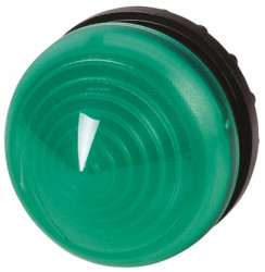 Światło kontrolne – reflektor, seria: RMQ Titan M22, kolor: Zielony, otwór: 22.5mm, IP69K, Montaż panelowy