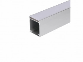Profil led INTER 1m anodowany z osłoną mleczną Kluś