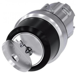 Przełącznik z kluczem 2 pozycyjny 22mm bez samopowrotu RONIS SB30 metal klucz w poz. 0 SIRIUS ACT 3SU1050-4BF01-0AA0