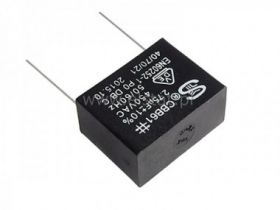 2,75uF 450V kond. rozruchowy kostka PINY