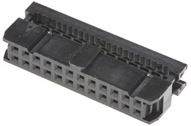 Złącze IDC 24-pinowe 2-rzędowe raster: 2.54mm Żeński Montaż na kablu Amphenol Communications Solutions