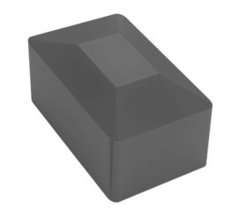 Zaślepka profilu montażowego (K-27-SZ-80) szara 40x80 - K-27-SZ-80