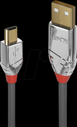36632 USB 2.0 cable, USB-A to Mini USB-B connector, 2.0 m