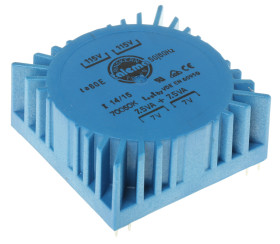 Płyta montażowa 2 x 7V ac 115 V ac, 230 V ac 15VA 2-wyjściowy Płytka drukowana