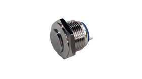 Przełącznik przyciskowy wandaloodporny 1NO średnica wycięcia 16mm, montaż panelowy RND