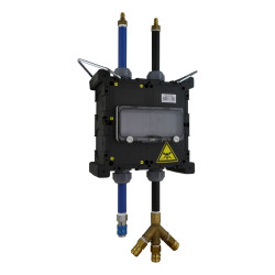 Rozdzielnica wisząca elektropneumatyczna z przyłączem hydraulicznym i okienkiem rewizyjnym Minibox złącze pneumatyczne TpE 3336-