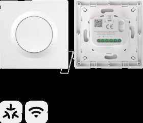 MINIR4M-E 1-Channel Wall Switch, Dimmer via Wi-Fi