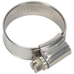 Sealey SHCSS0X Hose Clip Stainless Steel &#xD8;22-32mm Pack of 10