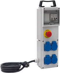 Rozdzielnica elektryczna, l. faz: 4, 4 wloty, 30 mA, zamek: Nie, BD