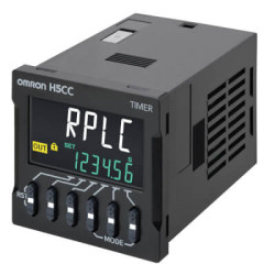 Timer Relay Montaż podtynkowy 100 → 240V SPDT Omron 0.001s → 999999h H5CC 2 funkcyjny