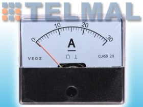 Profesjonalny amperomierz analogowy class 2.5 30A