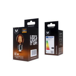 Lampa LED filament 4W G35 E27 400lm 2,2K RTV0100004 T-90701 złota Forever Light